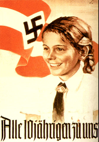 Nazistowskie plakaty - Nazi_girls league.jpg
