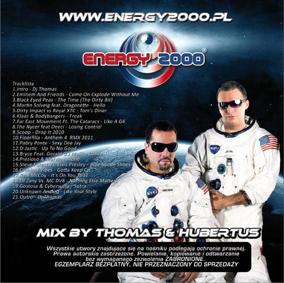 Track 01 - Energy Mix vol.22-2011 - Mixed by Dj Thomas and Dj Hubertuse - okladka energy 22 tyl.jpg