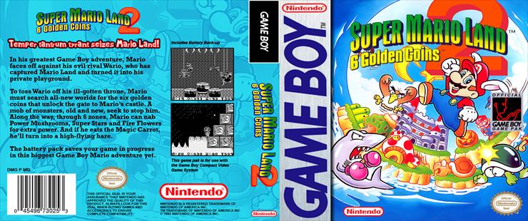  Covers Game Boy - Super Mario Land 2 6 Golden Coins Game Boy gb - Cover.jpg