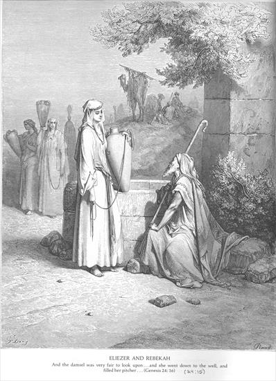 Stary i Nowy Testament - Ryciny - OT-018 Eliezer and Rebekah at the Well.jpg