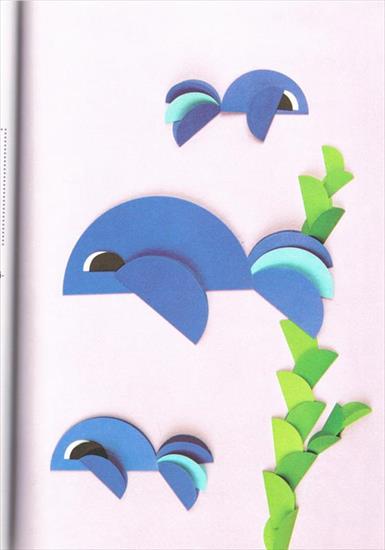 Bajkowe kółeczka czyli origami płaskie z koła książka - rybki na dnie morza2.jpg